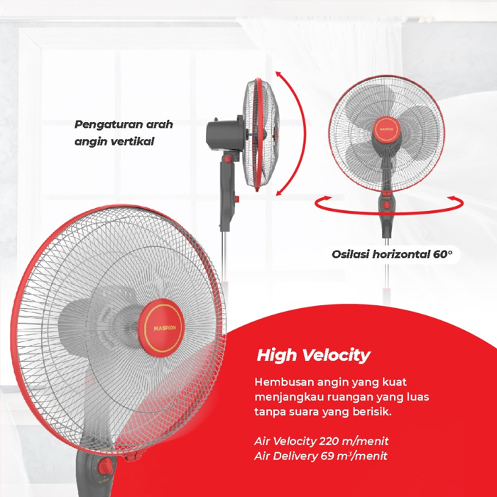 Maspion Stand Fan 16 inch - EX160S